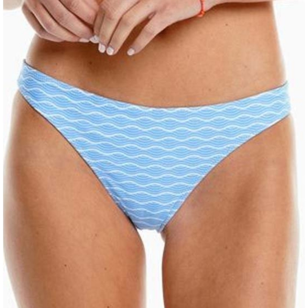NWT Southern Tide Ocean waves reversible bikini bottom